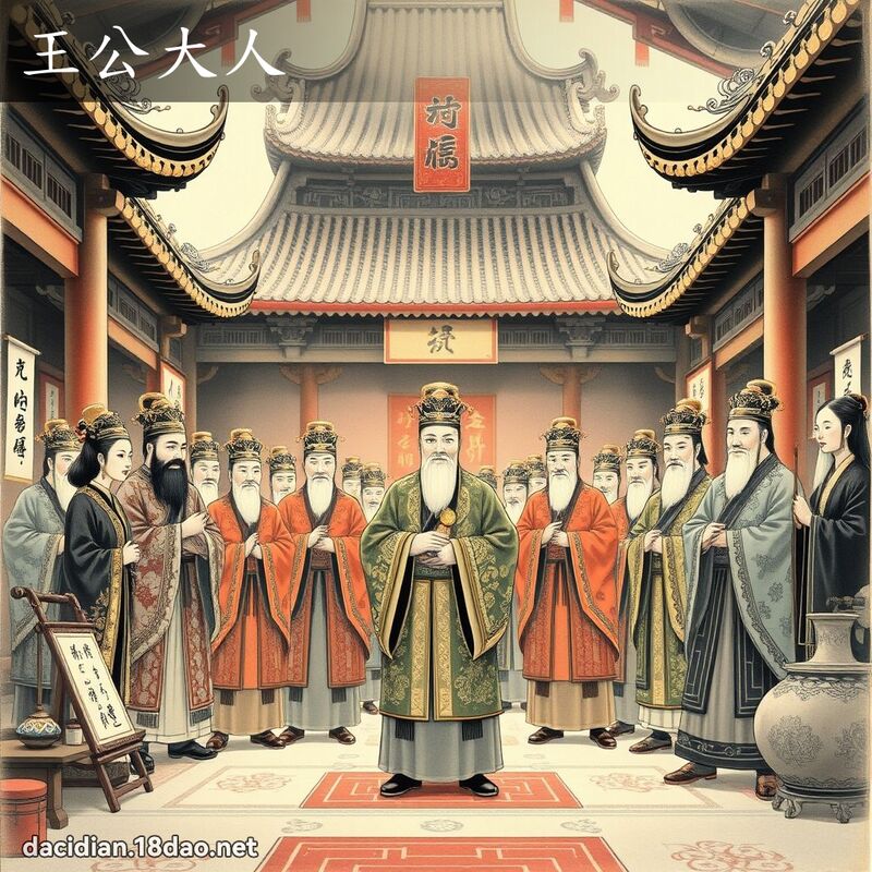 王公大人 配图