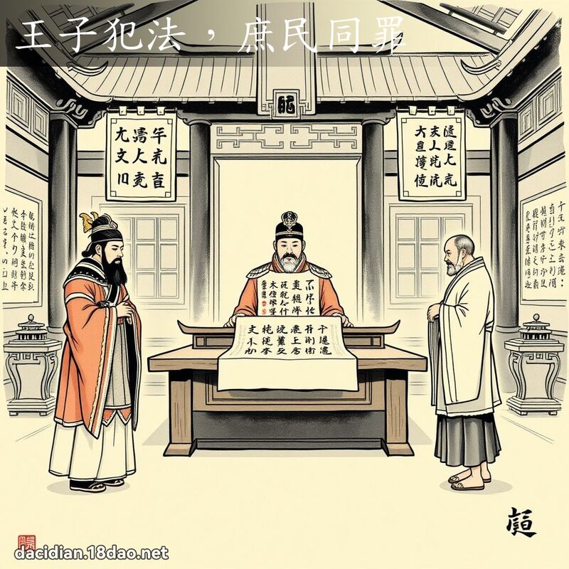 王子犯法,庶民同罪 配图