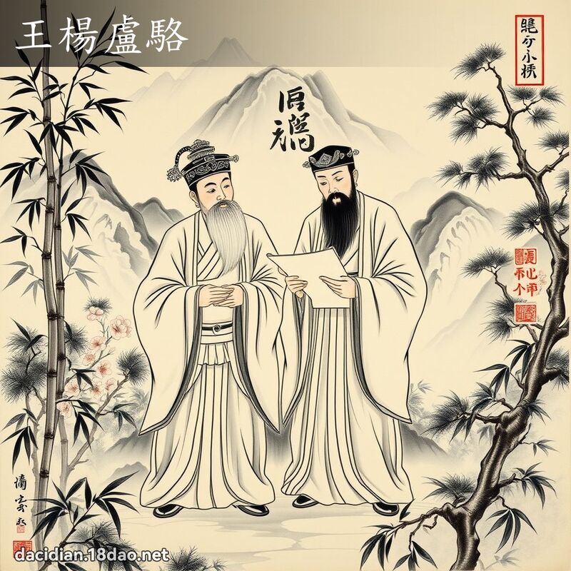 王杨卢骆 配图