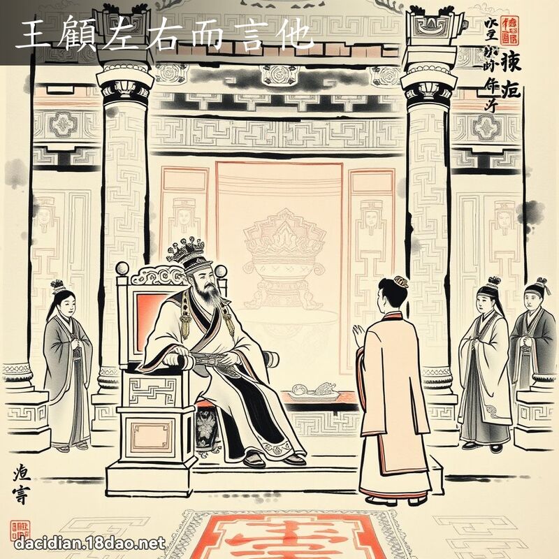 王顾左右而言他 配图