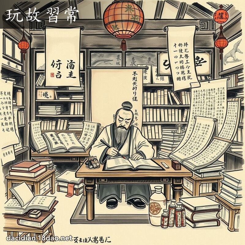 玩故习常 配图