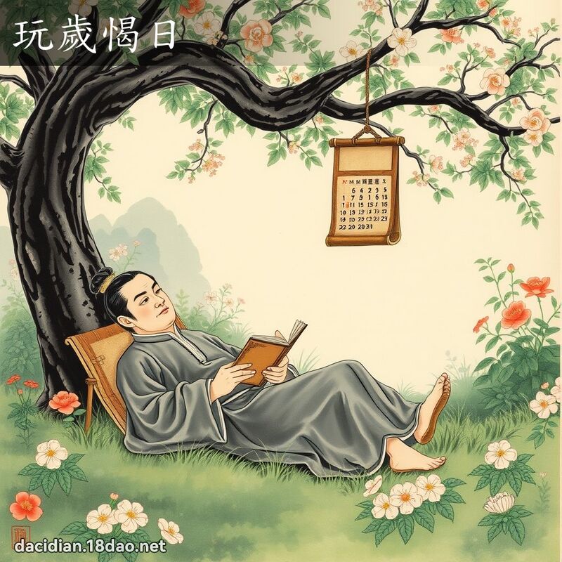 玩岁愒日 配图