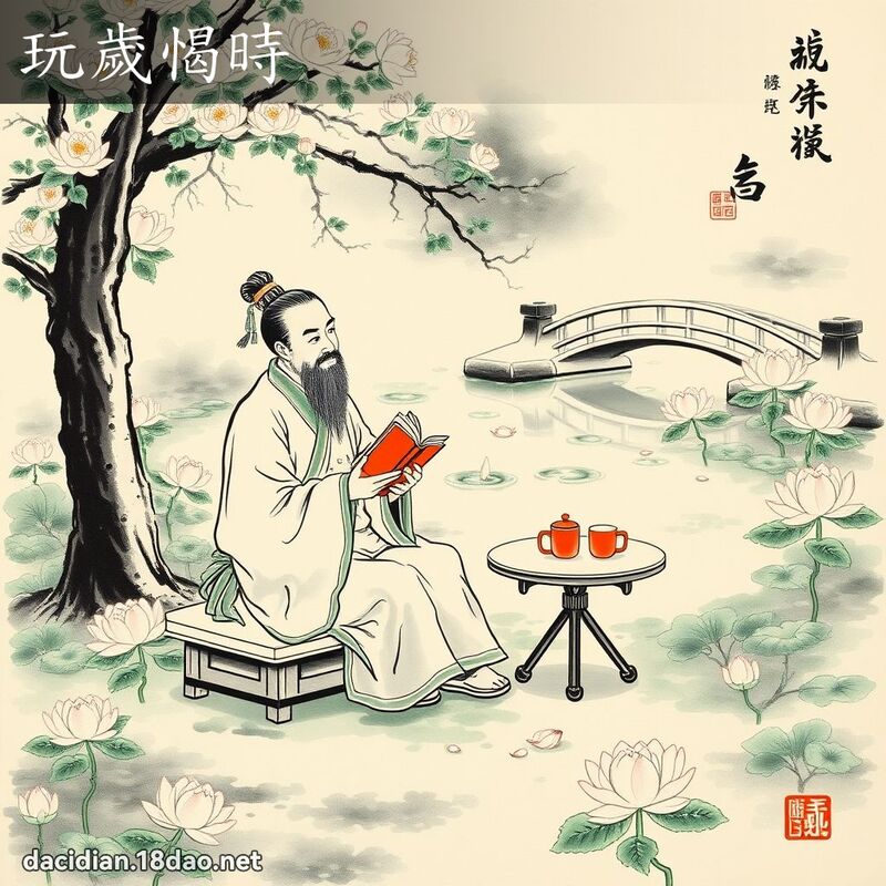 玩岁愒时 配图
