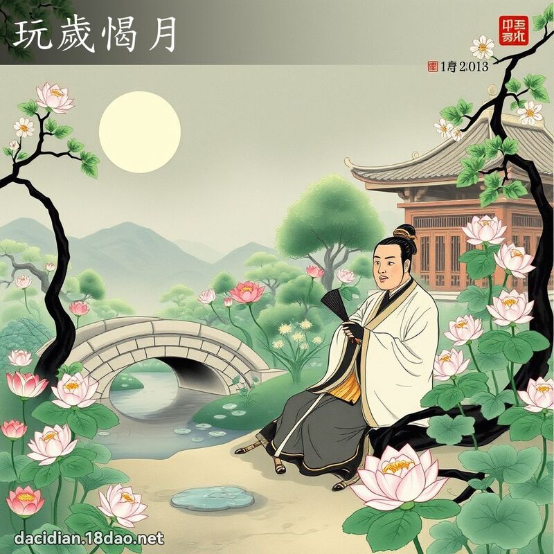 玩岁愒月 配图