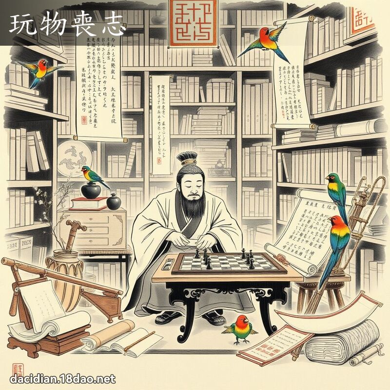 玩物丧志 配图