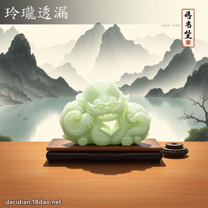 玲瓏透漏 配图
