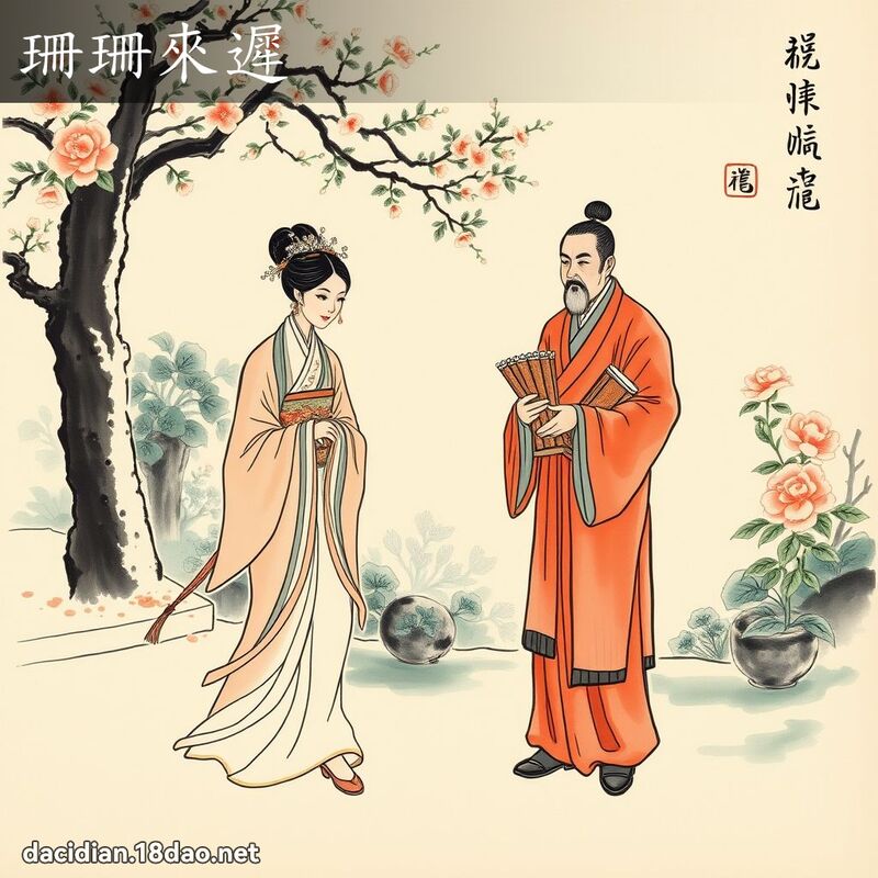 珊珊来迟 配图