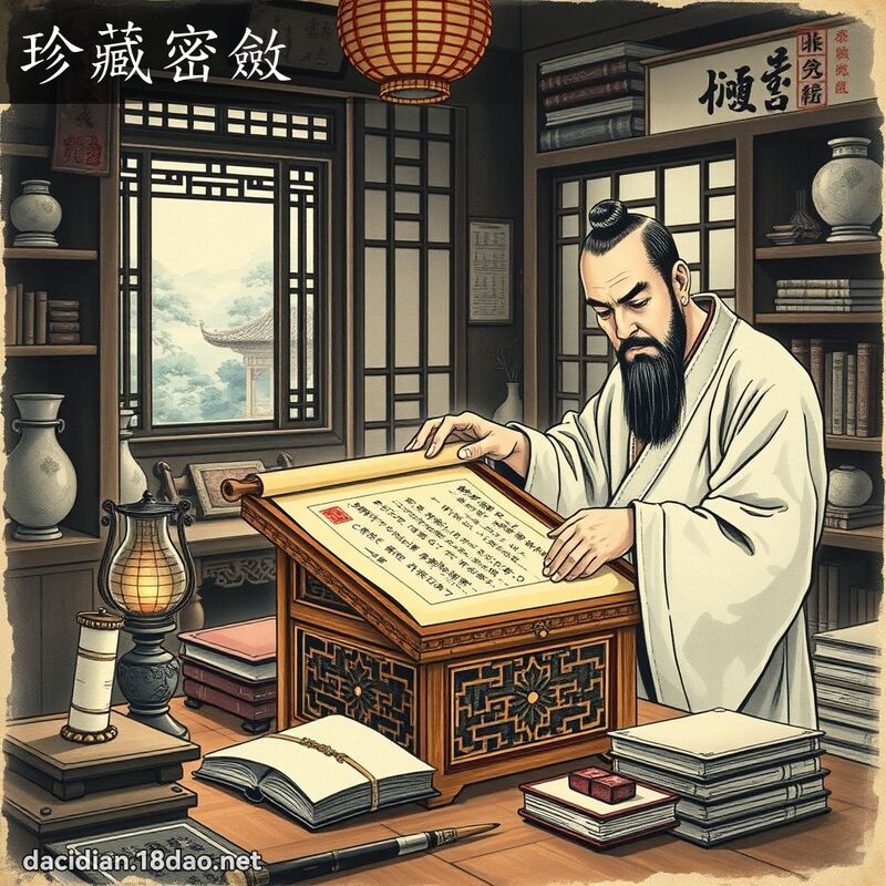 珍藏密敛 配图