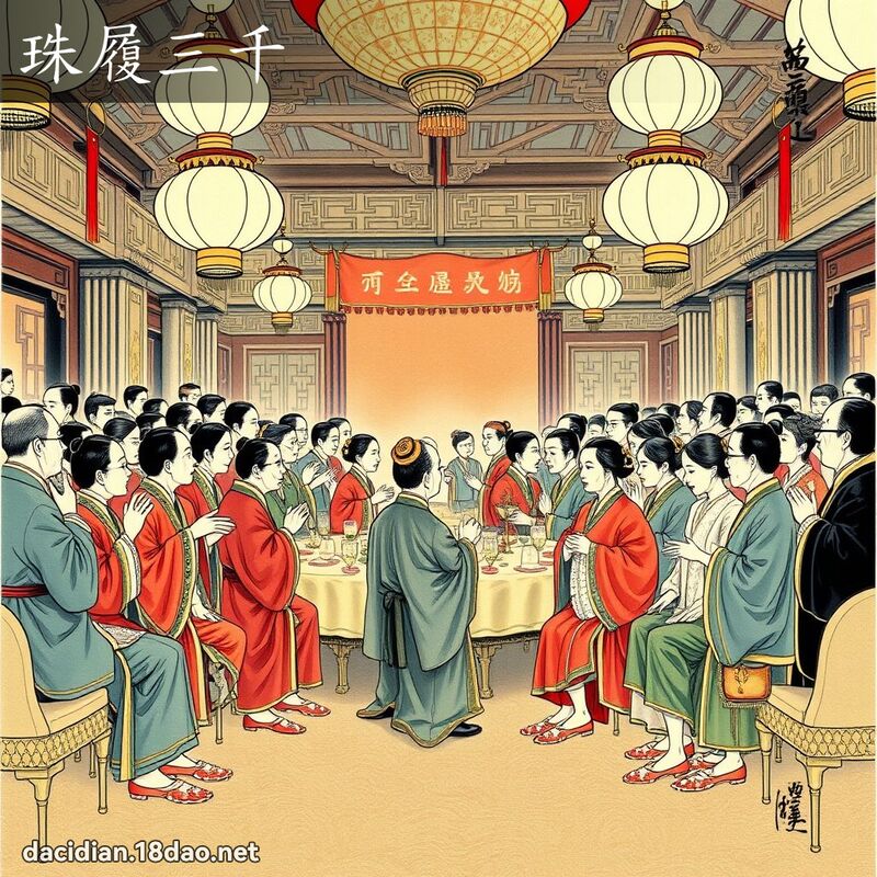 珠履三千 配图
