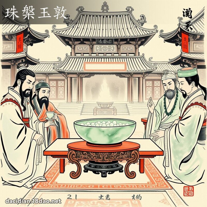 珠槃玉敦 配图