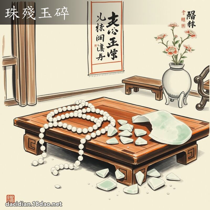 珠残玉碎 配图