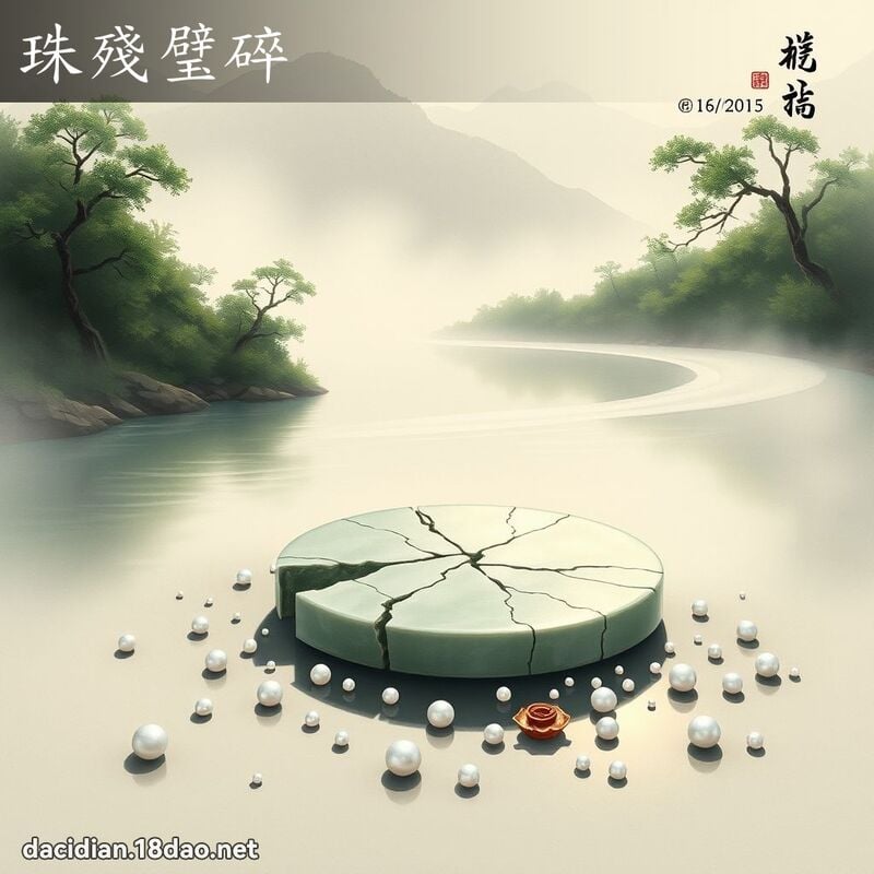 珠残璧碎 配图