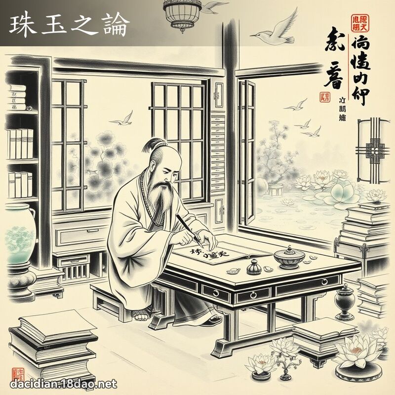 珠玉之论 配图