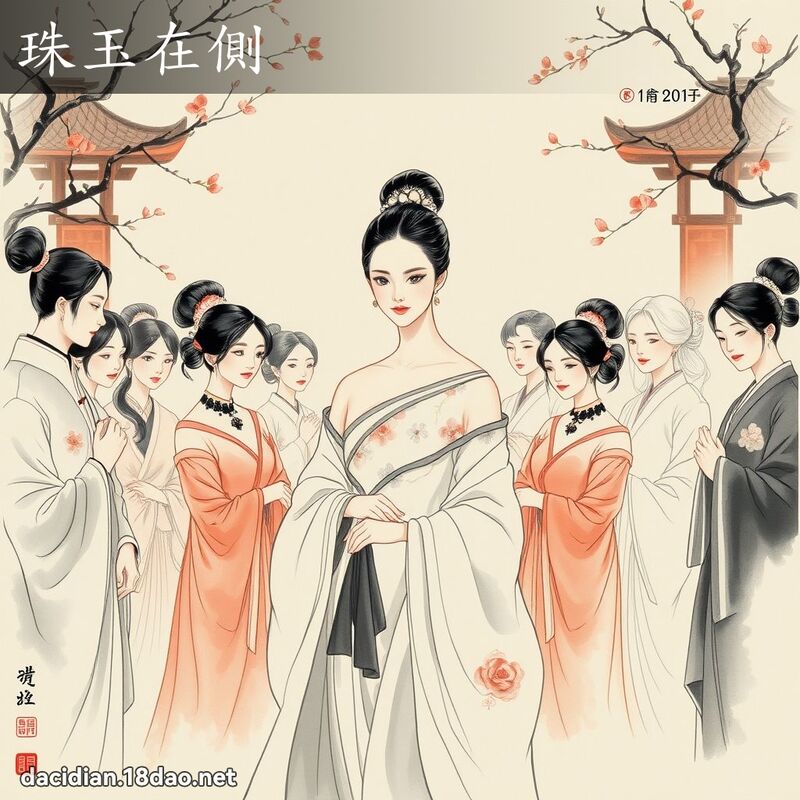 珠玉在侧 配图