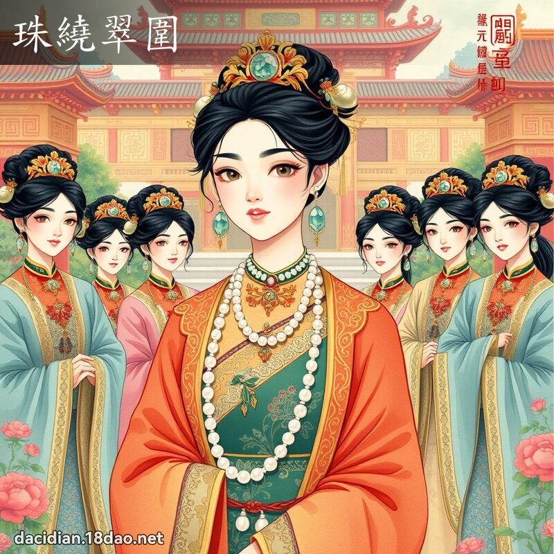 珠绕翠围 配图