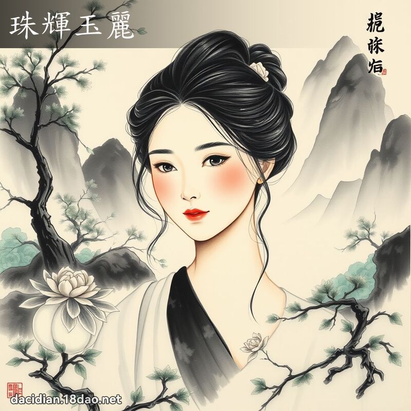 珠辉玉丽 配图