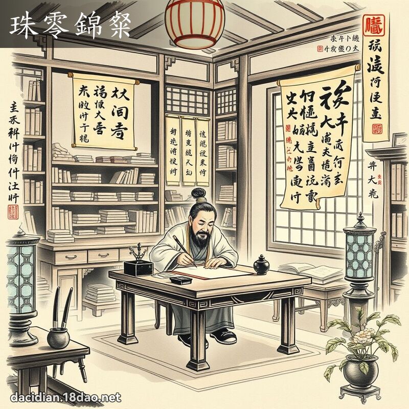 珠零锦粲 配图