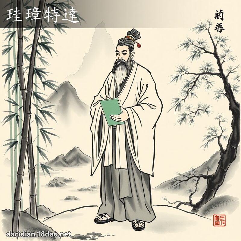珪璋特达 配图