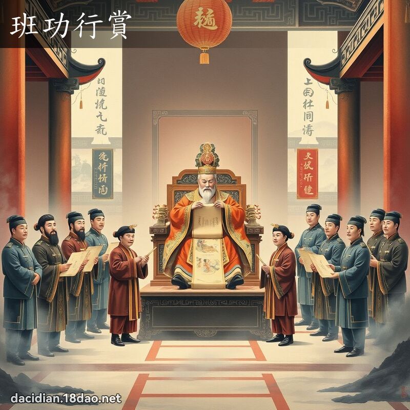 班功行赏 配图