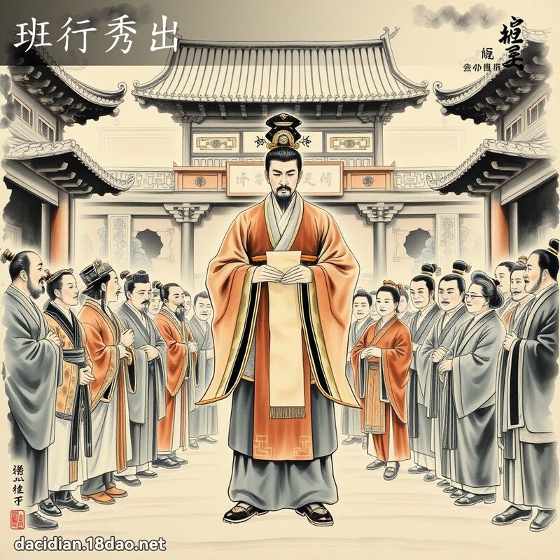 班行秀出 配图