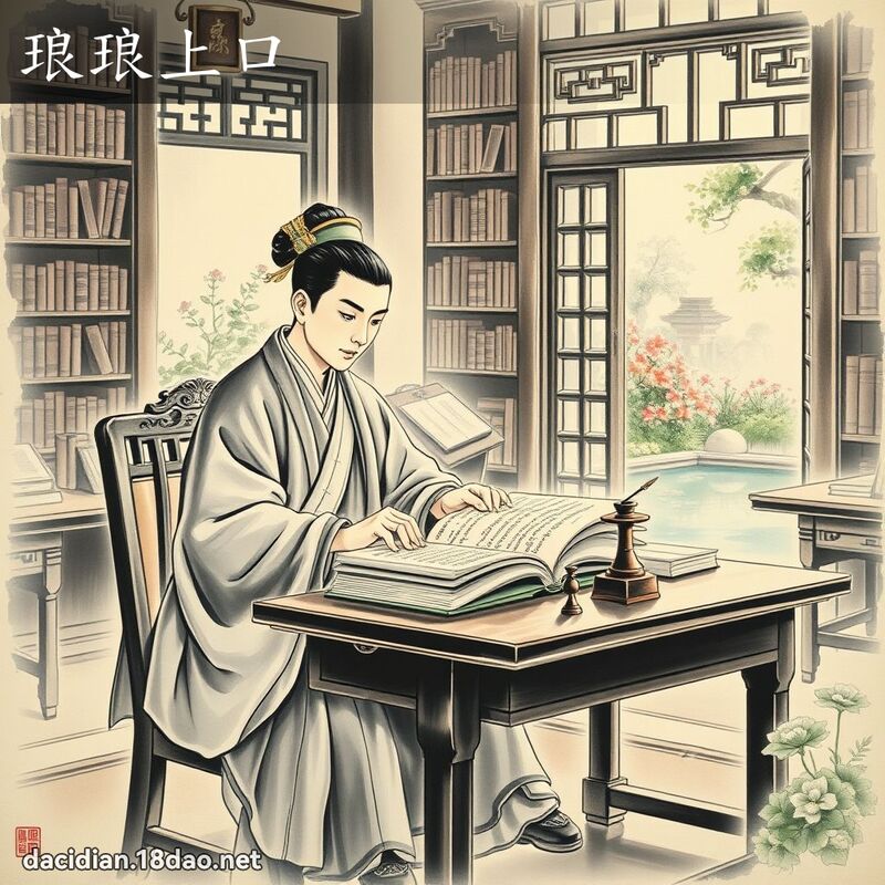 琅琅上口 配图