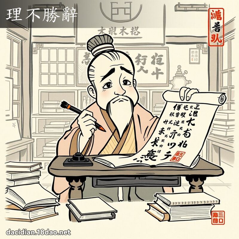 理不勝辭 配图