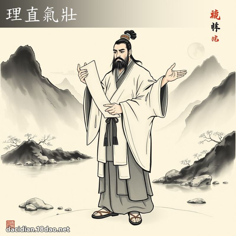 理直氣壯 配图