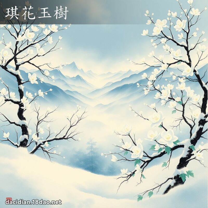 琪花玉樹 配图