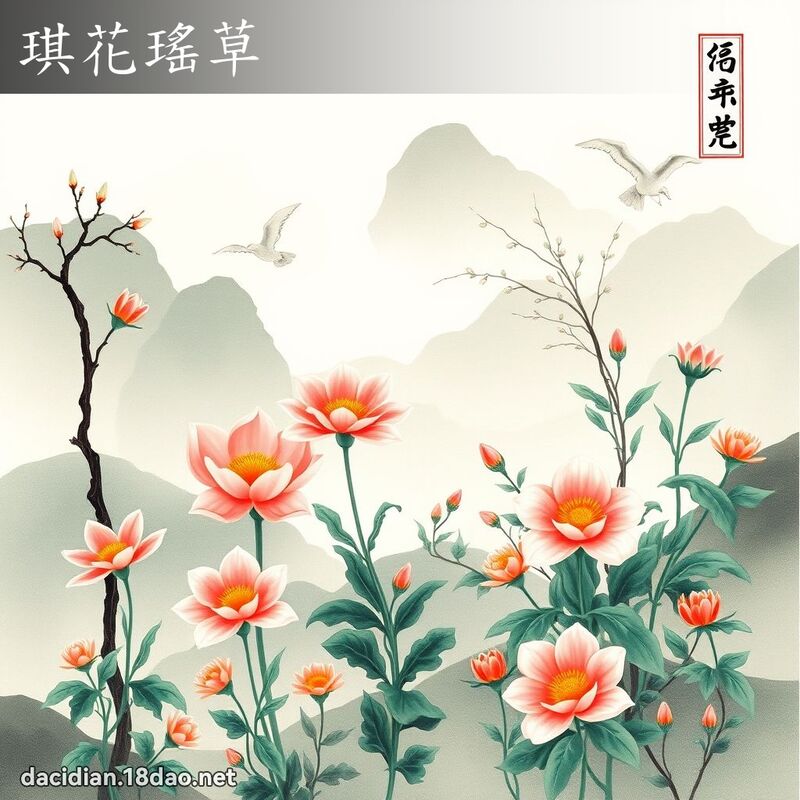 琪花瑤草 配图