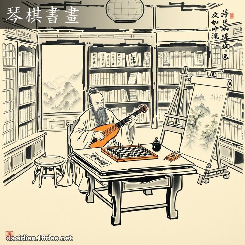 琴棋書畫 配图