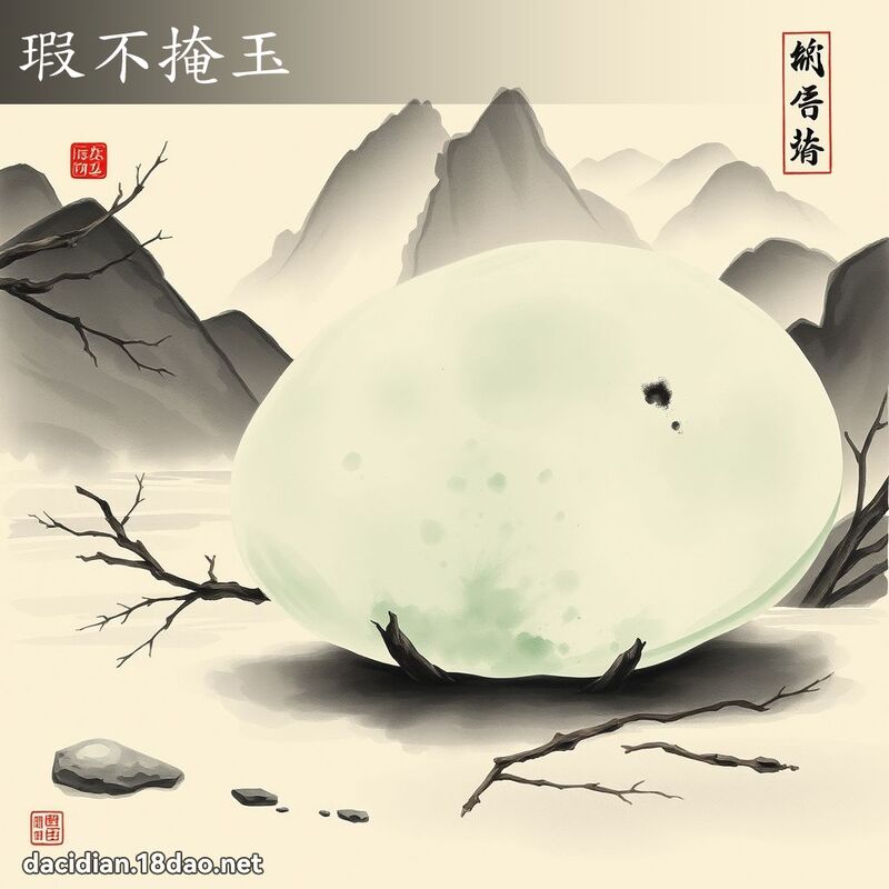 瑕不掩玉 配图