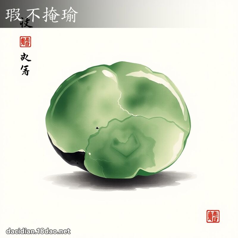 瑕不掩瑜 配图
