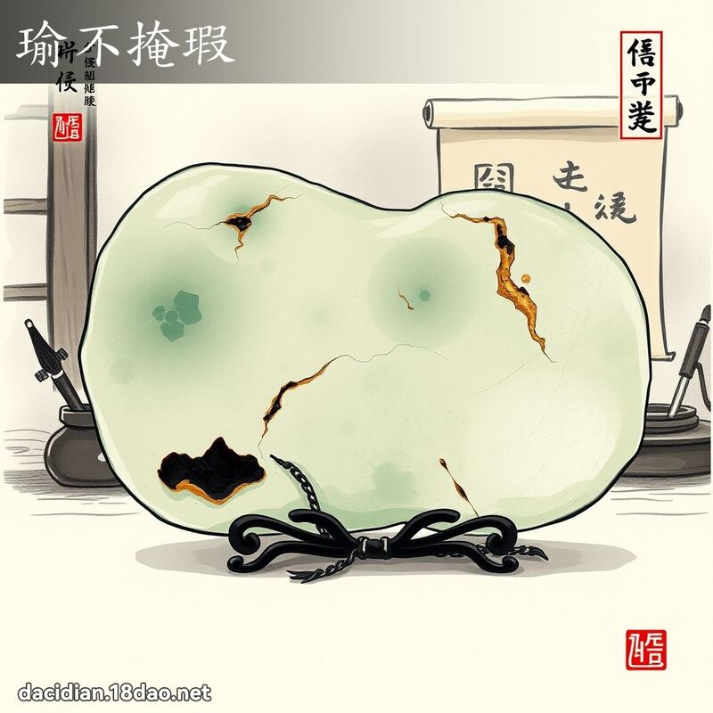 瑜不掩瑕 配图