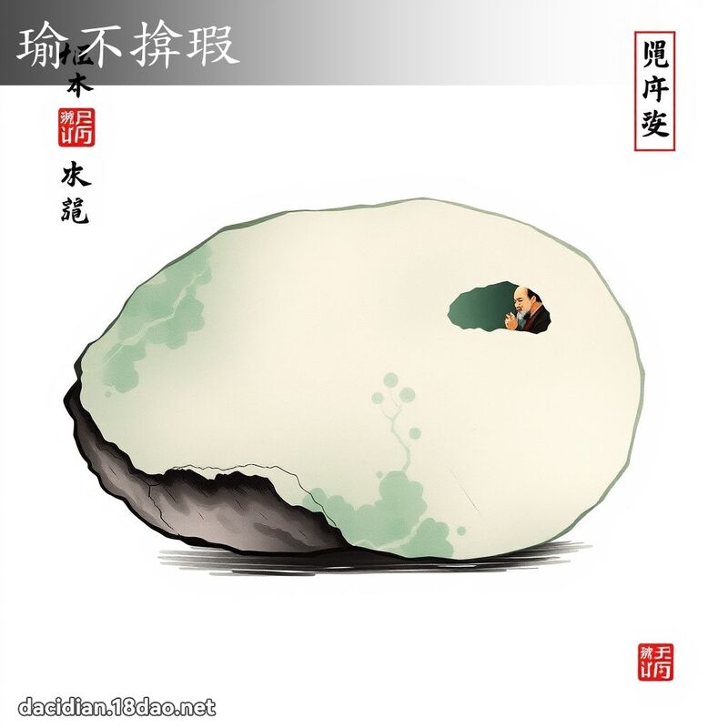 瑜不揜瑕 配图
