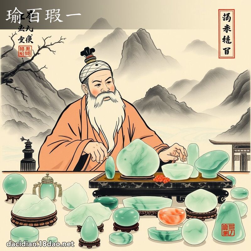 瑜百瑕一 配图