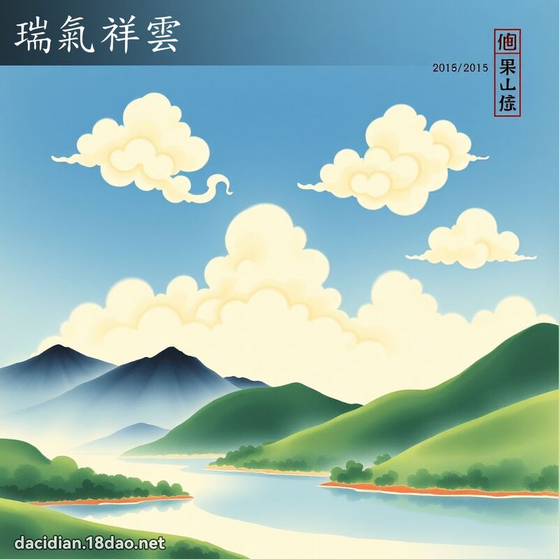 瑞氣祥雲 配图