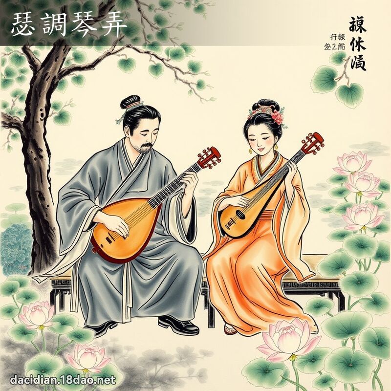 瑟調琴弄 配图