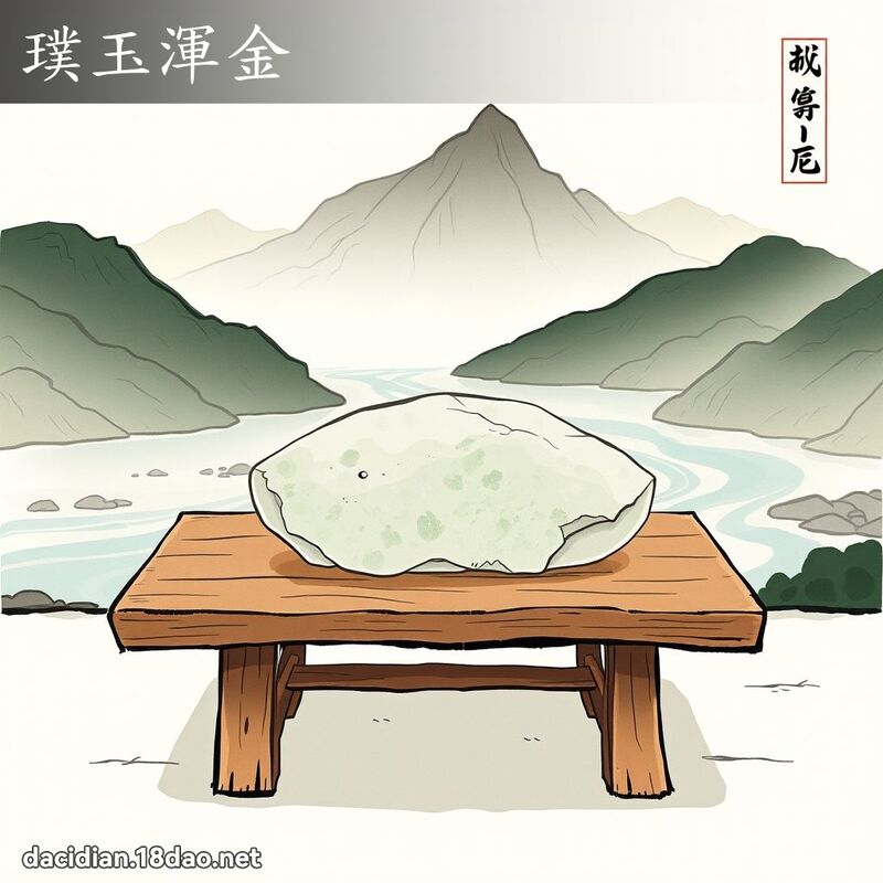 璞玉渾金 配图