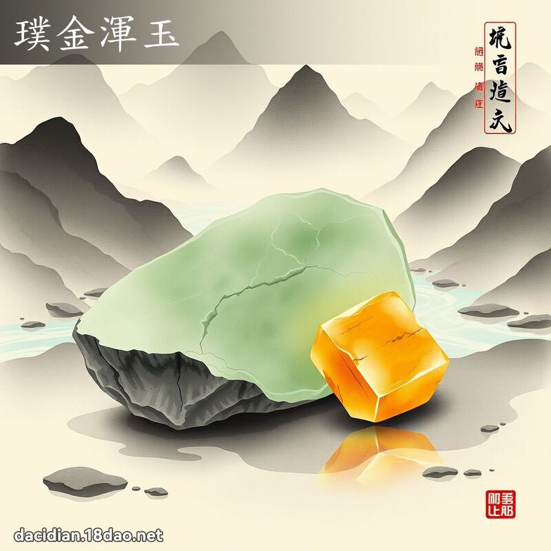 璞金渾玉 配图