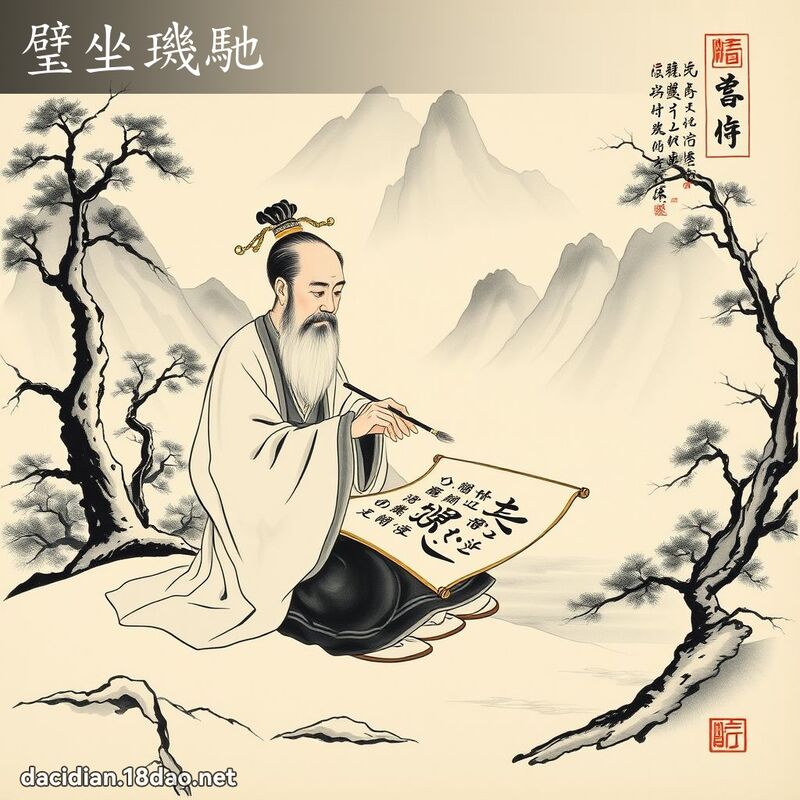 璧坐璣馳 配图