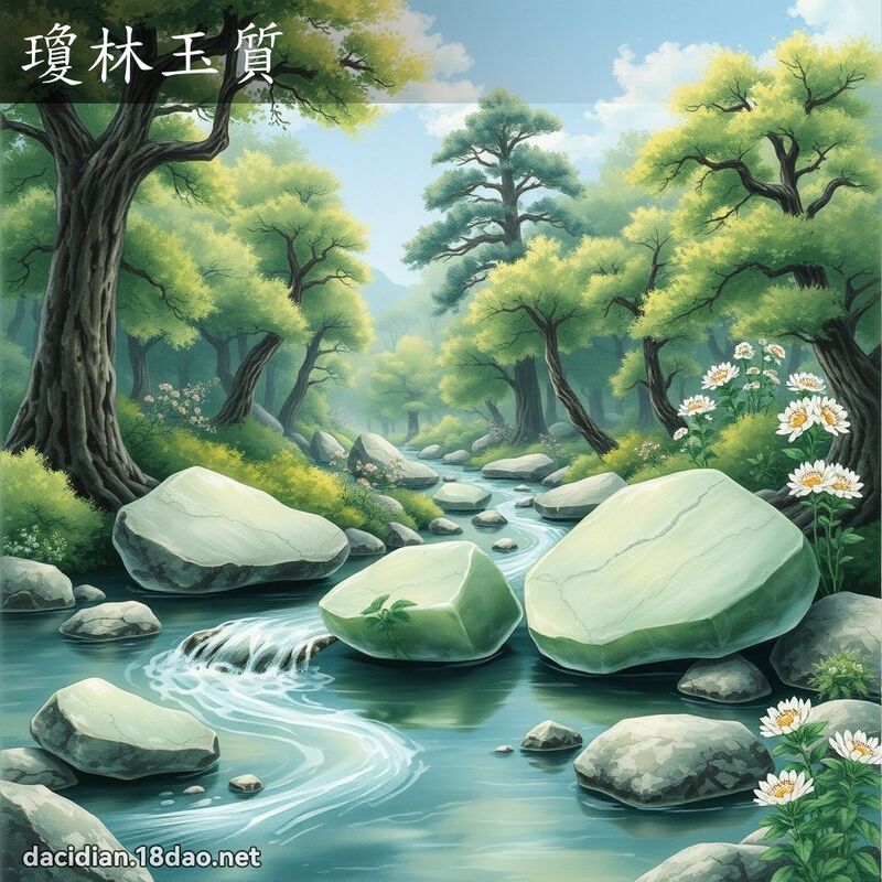 瓊林玉質 配图