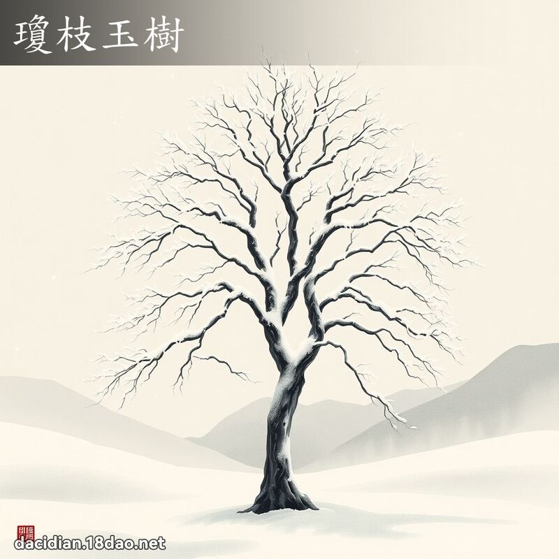 瓊枝玉樹 配图