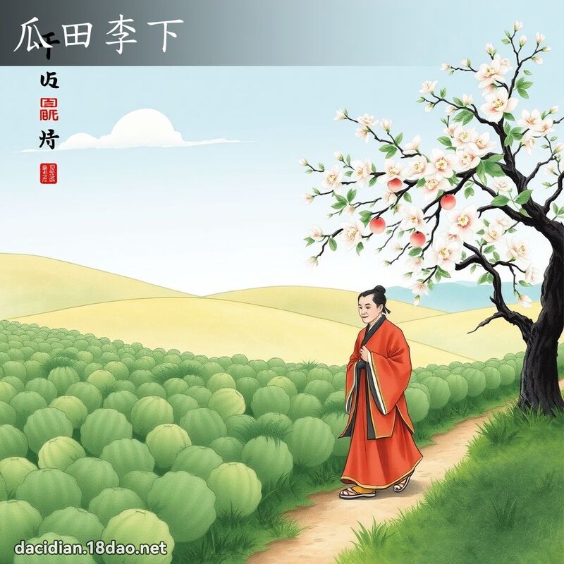 瓜田李下 配图