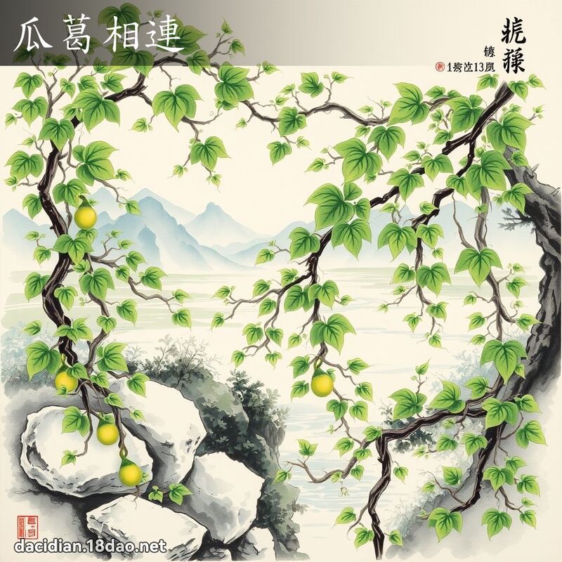 瓜葛相連 配图