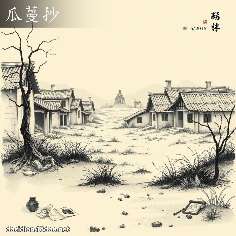 瓜蔓抄 配图
