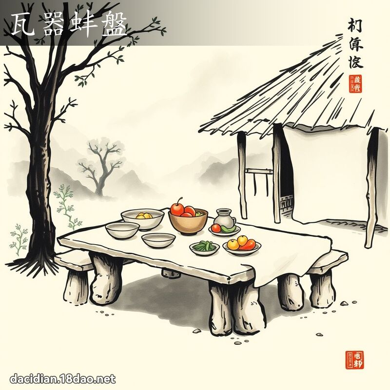 瓦器蚌盤 配图
