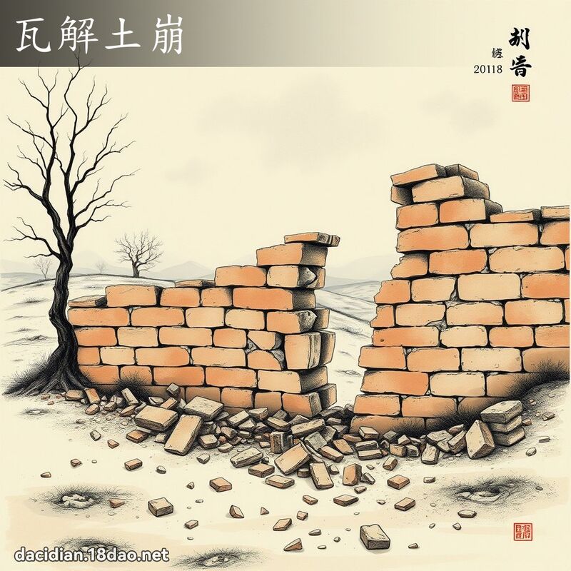 瓦解土崩 配图