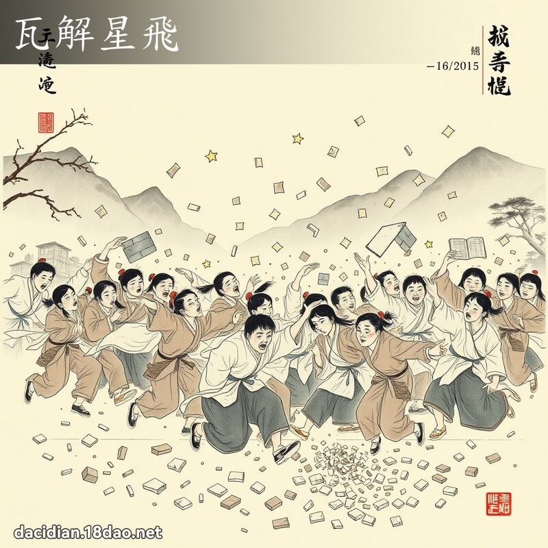 瓦解星飛 配图