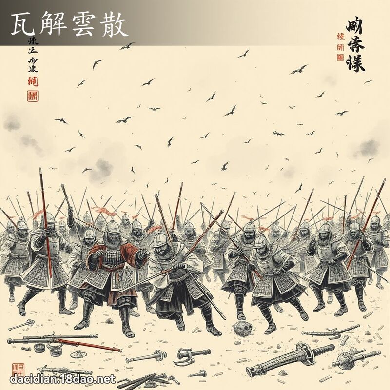 瓦解雲散 配图