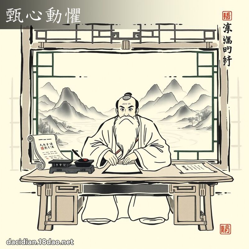 甄心動懼 - 中華成語配圖